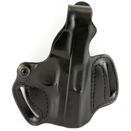 DeSantis Gunhide Thumb Break Mini Slide Belt Holster, Fits Sig P938, Right Hand, Leather Material, Black Finish 085BA37Z0