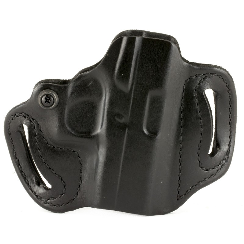 DeSantis Gunhide Mini Slide Belt Holster, Fits Glock 43/43X/48, Right Hand, Black Leather 086BA8BZ0