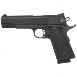 Armscor Rock Island 1911, Full Size, 9MM, 5" Barrel, Steel Frame, Parkerized Finish, Rubber Grips, Fixed Sights, 9Rd, Fired Cas