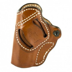 View 2 - DeSantis Gunhide 155 Criss-Cross, Belt Holster, Right Hand, Tan Leather, Fits Sig P938, Kimber Micro 9mm 155TA37Z0