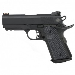 View 1 - Armscor Rock Island 1911, Semi-automatic, 9MM, 3.5" Barrel, Steel Frame, Parkerized Finish, VZ Tactical Grips, Adjustable Sight