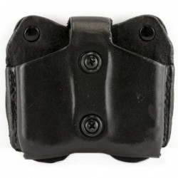 View 1 - DeSantis Gunhide Double Magazine Pouch, Fits 9MM, Ambidextrous, Black A01BJEEZ0