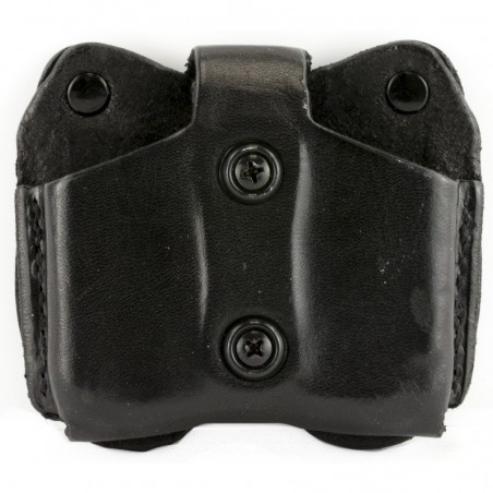 DeSantis Gunhide Double Magazine Pouch, Fits 9MM, Ambidextrous, Black A01BJEEZ0