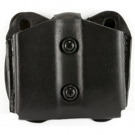 DeSantis Gunhide Double Magazine Pouch, Fits 9MM, Ambidextrous, Black A01BJGGZ0