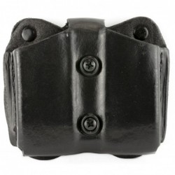 View 1 - DeSantis Gunhide Double Magazine Pouch, Fits Glock 17/22/19/23, Ambidextrous, Black A01BJJJZ0