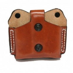 View 1 - DeSantis Gunhide Double Magazine Pouch, Single Stack 380, Ambidextrous, Tan Leather A01TJBBZ0