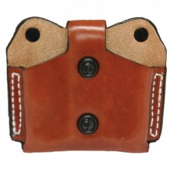 View 2 - DeSantis Gunhide Double Magazine Pouch, Single Stack 380, Ambidextrous, Tan Leather A01TJBBZ0