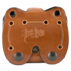 View 2 - DeSantis Gunhide Double Magazine Pouch, Double Stack 9MM/40, Ambidextrous, Tan Leather A01TJGGZ0