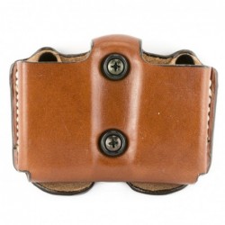 View 1 - DeSantis Gunhide Double Magazine Pouch, Glock 26/27, Ambidextrous, Tan Leather A01TJIIZ0