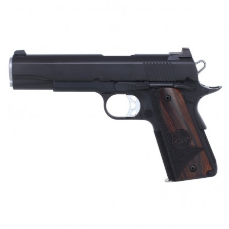 Dan Wesson Vigil, Full Size 1911, 45 ACP, 5" Barrel, Aluminum Frame, Black Finish, Wood Grips, 8Rd, Night Sights 01832