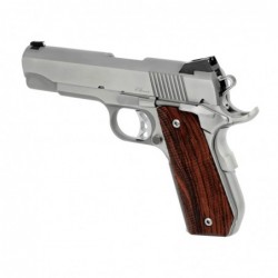 Dan Wesson Bobtail CCO, Semi-automatic, 1911, Commander Size, 45 ACP, 4.25" Barrel, Steel Frame, Stainless Finish, Wood Grips,