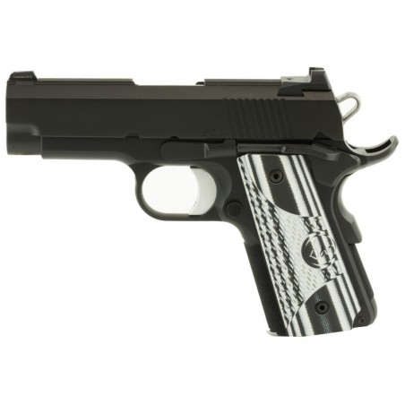 Dan Wesson DW ECO, Single Action, 1911,  45ACP, 3.5" Barrel, Alloy Frame, Black Finish, G10 Grips, Night Sights, 7Rd, 2 Magazin