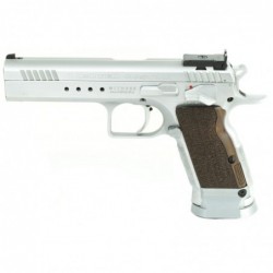 European American Armory Witness Elite Limited, Single Action, Semi-automatic, Full, 38 Super, 4.75", Steel, Chrome, 17Rd, Ambi