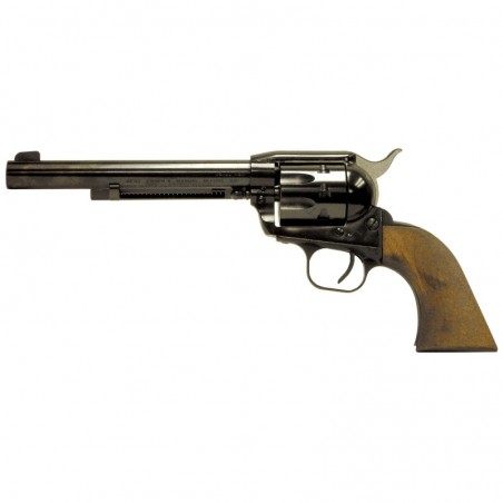 European American Armory Bounty Hunter, Single Action Army, 22LR & 22WMR, 6.75" Barrel, Alloy Frame, Nickel Finish, Walnut Grip