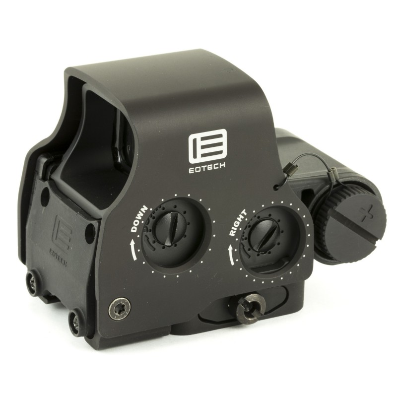 EOTech EXPS2 Hographic Sight, Red 68 MOA Ring with 1-MOA Dot Reticle, Side Button Controls, QD Lever, Black Finish EXPS2-0