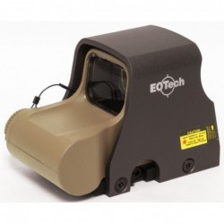 EOTech Tactical, Holographic, Non-Night Vision Compatible Sight, 68MOA Ring with 2 1MOA Dots, Tan Finish, Rear Buttons, include