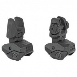 View 2 - FAB Defense Flip Up Front and Rear Sight Set, Fits Picatinny Rails, Polymer, Black FX-FRBSKIT