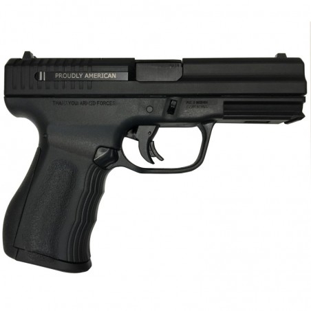 FMK Firearms Elite, Striker Fired, Compact Pistol, 9MM, 4" Barrel, Polymer Frame, Optic Ready Slide, Black Finish, Fixed Sights