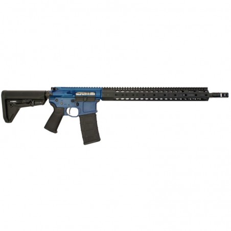 FN America FN15 Competition, Semi-automatic Rifle, 556NATO, 18" Cold Hammer Forged Barrel, Blue Receiver, Black Finish, MOE-SL