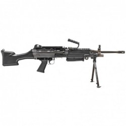 FN America M249S, Semi-automatic Rifle, 556NATO, 18.5" Chrome Lined Cold Hammer Forged Barrel, Black Finish, Ergonomic Polymer