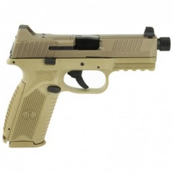 View 2 - FN America FN 509 Tactical, Semi-automatic, Striker Fired, Full, 9MM, 4.5" Barrel, Polymer Frame, Flat Dark Earth, 3-10Rd Magaz