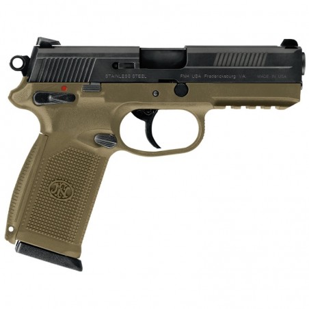 FN America FNX-45, DA/SA, Semi-Automatic Pistol, Full Size, 45ACP, 4.5" Barrel, Polymer Frame, Flat Dark Earth Finish, Fixed Si