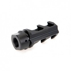 View 2 - Fortis Manufacturing, Inc. Muzzle Brake, 5.56MM, Black Finish, Fortis Control Compatible 556-MB-BLK