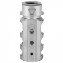 View 2 - Fortis Manufacturing, Inc. RED Muzzle Brake, 5.56MM, Fits AR15, Stainless Finish AR15-RED-M2-SS