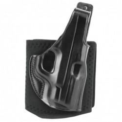 Galco Ankle Glove Ankle Holster, Fits S&W Shield 9/40, Right Hand, Black Finish AG652B