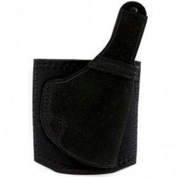 View 1 - Galco Ankle Lite Ankle Holster, Fits Glock 26/27/33, Right Hand, Black Leather AL286B