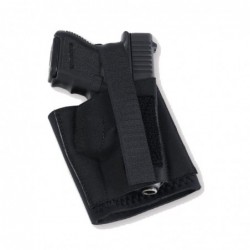 View 1 - Galco Cop Ankle Band Ankle Holster, Fits Semi Auto Pistols and Double Action Revolvers, Right Hand, Black CAB2L