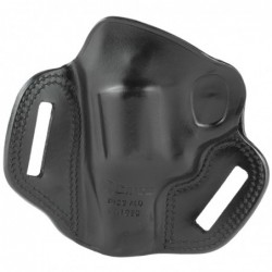 View 2 - Galco Combat Master Belt Holster, Fits S&W L Frame with 2.5" Barrel, Right Hand, Black Leather CM102B