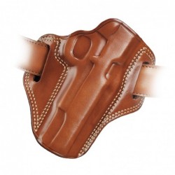 Galco Combat Master Belt Holster, Fits S&W L Frame with 4" Barrel, Right Hand, Tan Leather CM104