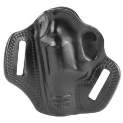 View 2 - Galco Combat Master Belt Holster, Fits Ruger SP101, Right Hand, Black Leather CM118B