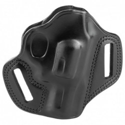 View 1 - Galco Combat Master Belt Holster, Fits J Frame, Right Hand, Black Leather CM158B