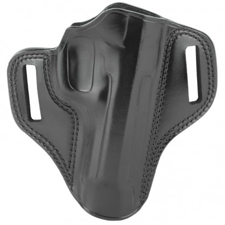 Galco Combat Master Belt Holster, Fits Beretta 92F, Right Hand, Black Leather CM202B