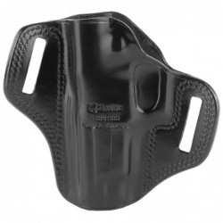 View 2 - Galco Combat Master Belt Holster, Fits Sig P226, Right Hand, Black Leather CM248B