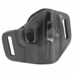 View 1 - Galco Combat Master Belt Holster, Fits S&W Shield, RightHand, Black Leather CM652B