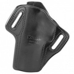 View 2 - Galco Concealable Belt Holster, Fits FN FiveSeven, Black Leather CON458B