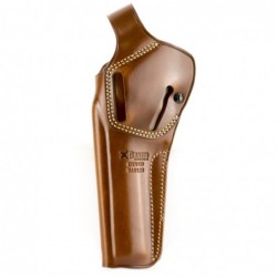 View 2 - Galco Outdoorsman Belt Holster, Fits S&W N-Frame with 6" Barrel, Right Hand, Tan DAO128