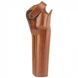 Galco DAO Holster (FOR LONG BARRELS), Can be worn STRONGSIDE/CROSSDRAW, Belt Holster for Belts up to 1.75" Wide, Right Hand, Fi