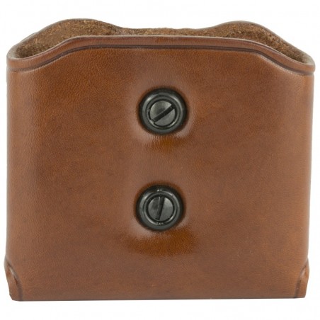 Galco DMC Pouch, Fits Single Stack Magazines 45ACP, Ambidextrous, Tan Leather DMC26