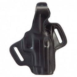 View 1 - Galco Fletch Holster, Fits Beretta 92F, Right Hand, Black Leather FL202B