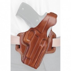 Galco Fletch Holster, Fits Glock 19/23, Right Hand, Tan Leather FL226