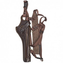 Galco Kodiak Hunter Shoulder Holster, Right Hand, Fits S&W X FR 500 8.375" w/Scope/X FR 460 8.375" w/Scope, Havana Leather KH17