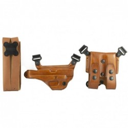 View 1 - Galco Miami Classic Shoulder Holster, Fits Glock 17/19/22/23/26/27/31/32/33, Right Hand, Tan Leather MC224