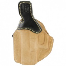 Galco Royal Guard Holster, Fits Glock 26/27/33, Right Hand, Black Leather RG286B