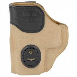 Galco Scout 3.0 Strongside/Crossdraw, Inside Waistband Holster, Ambidextrous, Fits Glock 43/43X, Black Leather S2-800B