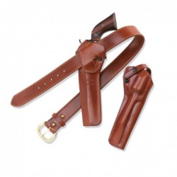 Galco SAO Single Action Outdoorsman Holster, Fits Single Action Army With 5.5" Barrel, Right Hand, Tan Leather SAO166