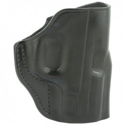 Galco Stinger Belt Holster, Fits S&W Shield (9mm, 40S&W, and 45ACP), Right Hand, Black Leather SG652B